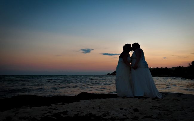 Deanna & Stephanie’s Playfully Quirky Lesbian Wedding at Sandos Caracol Eco Resort