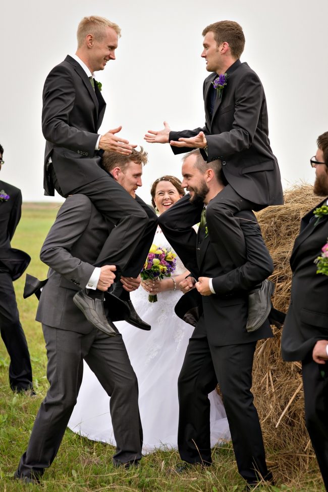 Jenna & Dennis’s rural wedding in the Northern prairies of Kinosota, Manitoba, Canada