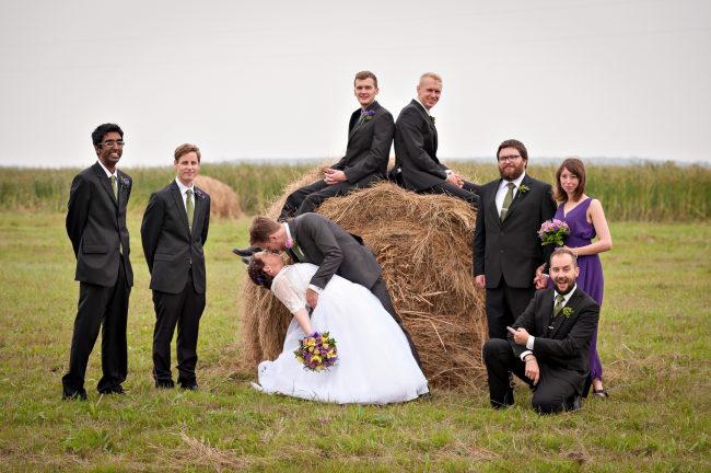 Jenna & Dennis’s rural wedding in the Northern prairies of Kinosota, Manitoba, Canada