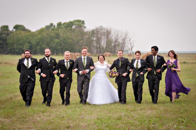 Jenna & Dennis’s rural wedding in the Northern prairies of Kinosota, Manitoba, Canada