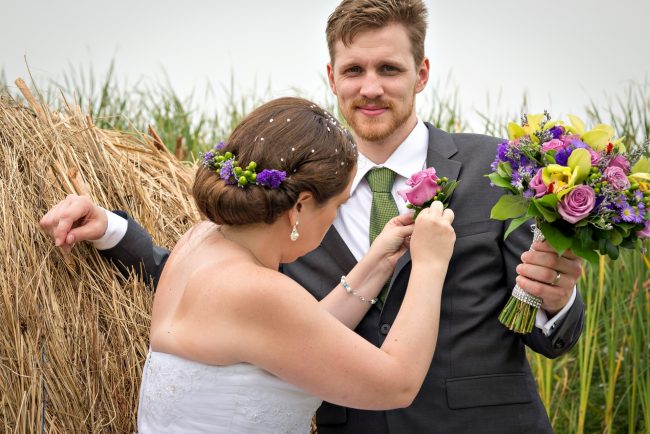 Jenna & Dennis’s rural wedding in the Northern prairies of Kinosota, Manitoba, Canada