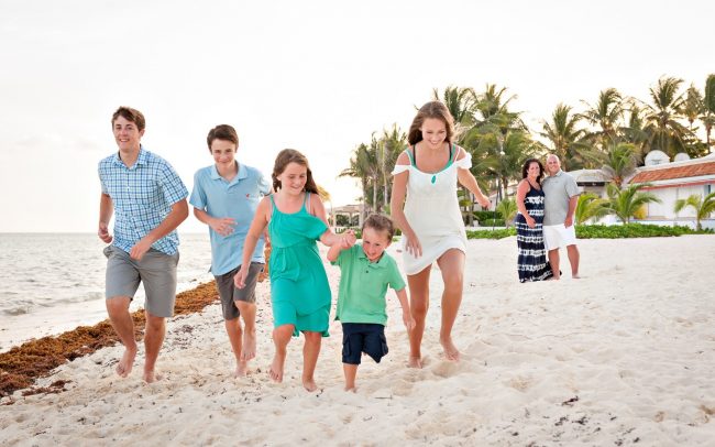 The Cederholms Enjoy Their Family Time in The Bustling Beach Town of Playa del Carmen