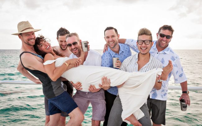 Jayme & Daren’s Casual & Cool, Non-Traditional Catamaran “Un-Wedding” in Puerto Aventuras