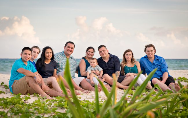 Smith Family Photo Session at Xaman-Ha Ruins