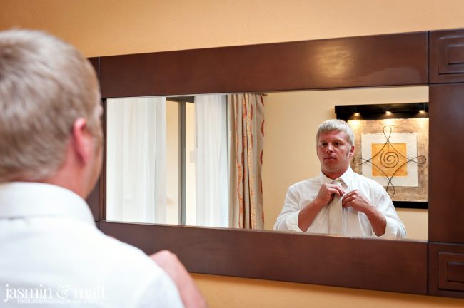 Claire & Brian's Cute Destination Wedding at Barceló Maya Palace