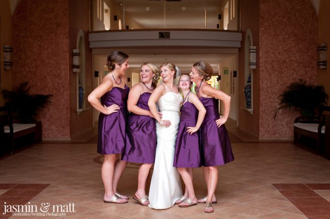 Claire & Brian's Cute Destination Wedding at Barceló Maya Palace