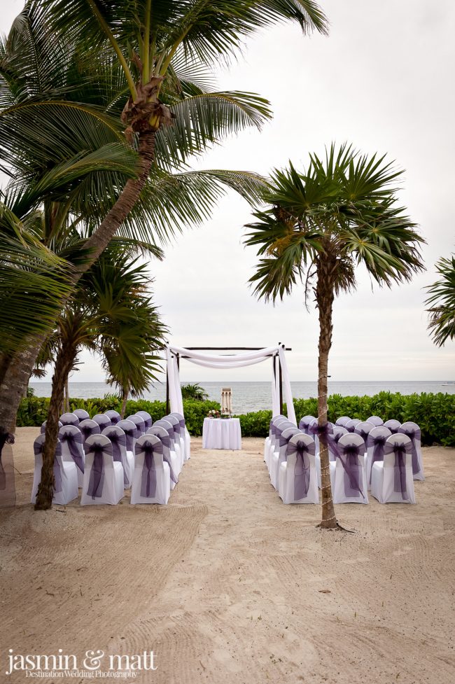 Claire & Brian's Cute Destination Wedding at Barceló Maya Palace
