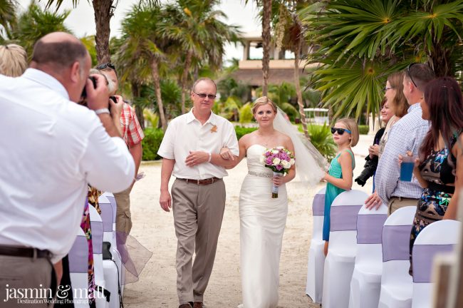 Claire & Brian's Cute Destination Wedding at Barceló Maya Palace