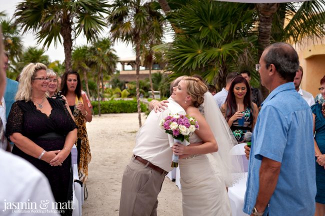 Claire & Brian's Cute Destination Wedding at Barceló Maya Palace