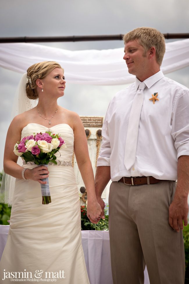 Claire & Brian's Cute Destination Wedding at Barceló Maya Palace