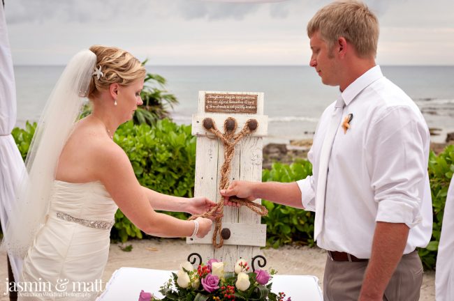 Claire & Brian's Cute Destination Wedding at Barceló Maya Palace