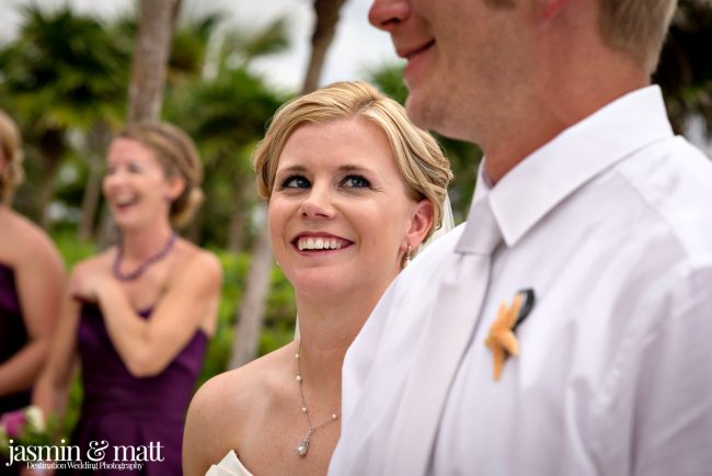 Claire & Brian's Cute Destination Wedding at Barceló Maya Palace