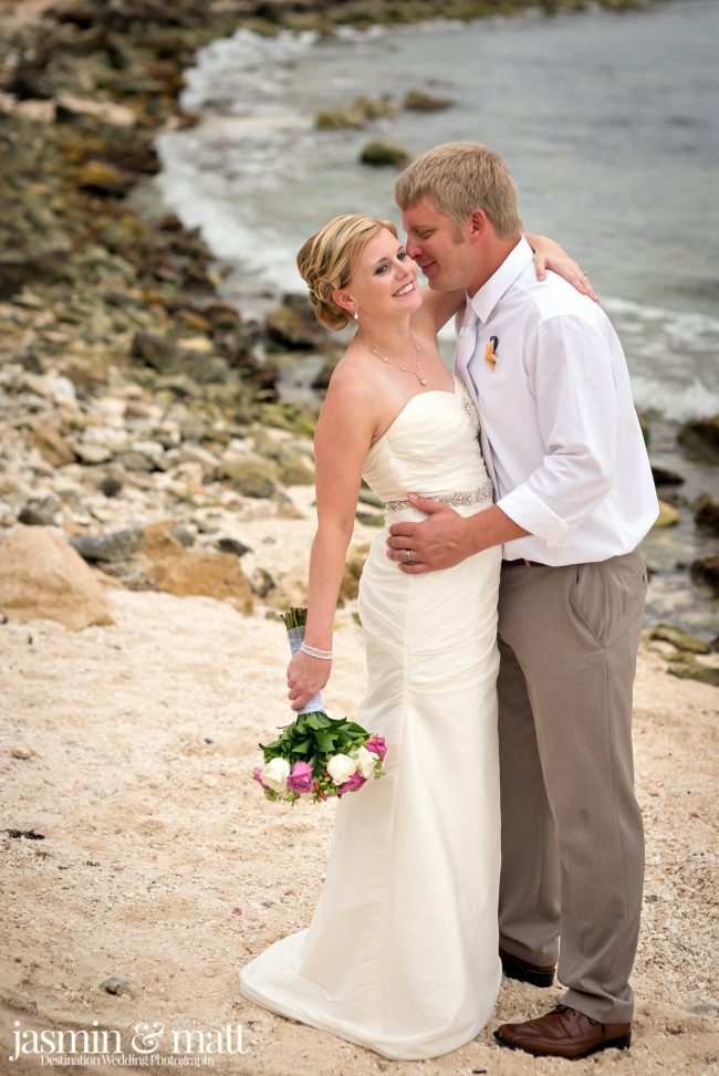 Claire & Brian's Cute Destination Wedding at Barceló Maya Palace