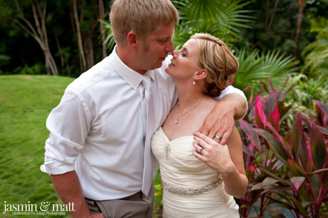 Claire & Brian's Cute Destination Wedding at Barceló Maya Palace