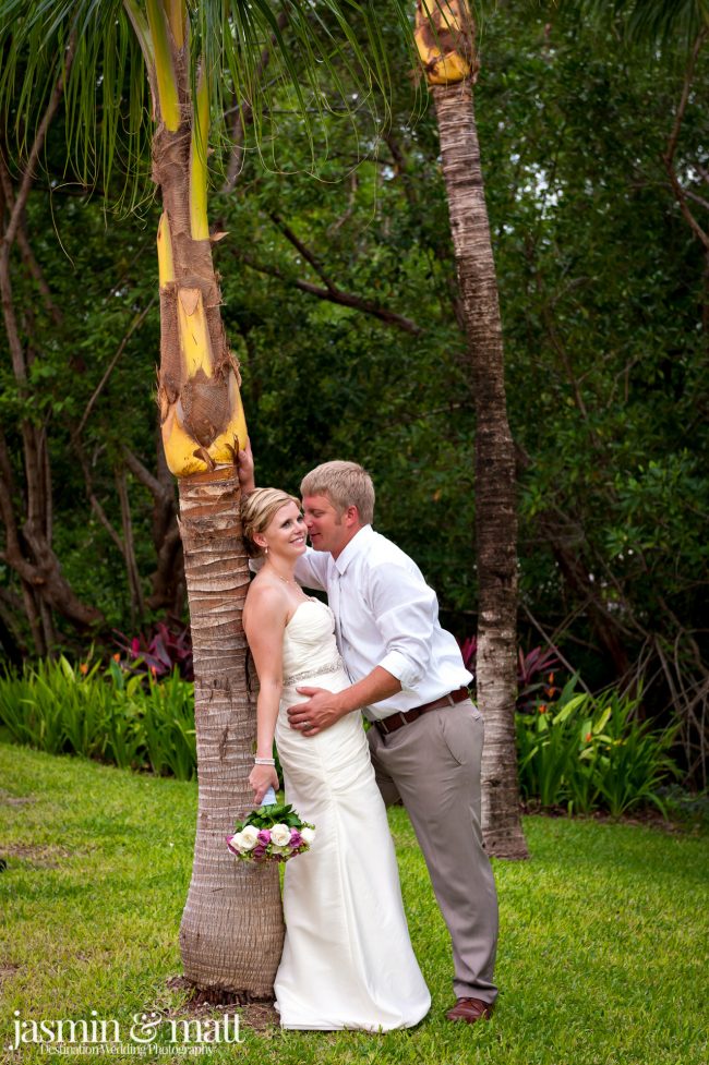 Claire & Brian's Cute Destination Wedding at Barceló Maya Palace