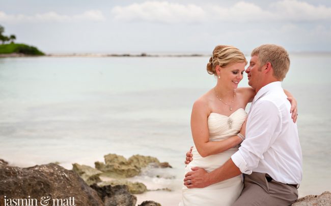 Claire & Brian's Cute Destination Wedding at Barceló Maya Palace