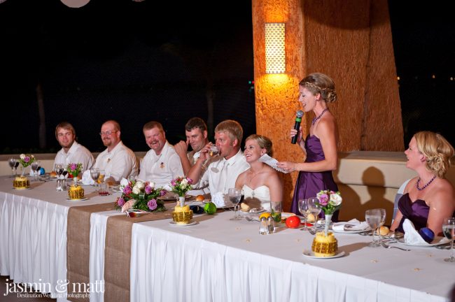 Claire & Brian's Cute Destination Wedding at Barceló Maya Palace