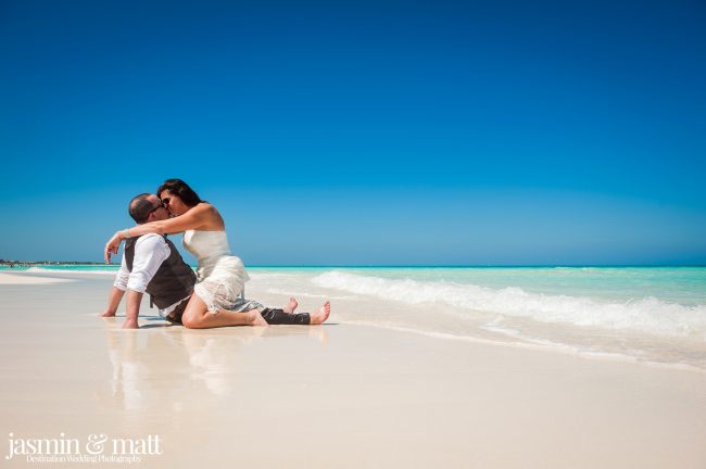 Kayla & Jason's Beach Trash the Dress at Hotel Playa Cayo Santa Maria Cuba