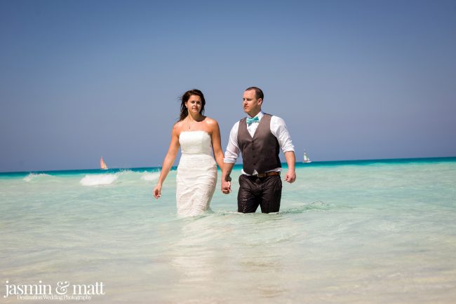 Kayla & Jason's Beach Trash the Dress at Hotel Playa Cayo Santa Maria Cuba