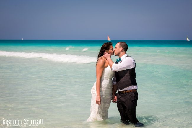 Kayla & Jason's Beach Trash the Dress at Hotel Playa Cayo Santa Maria Cuba