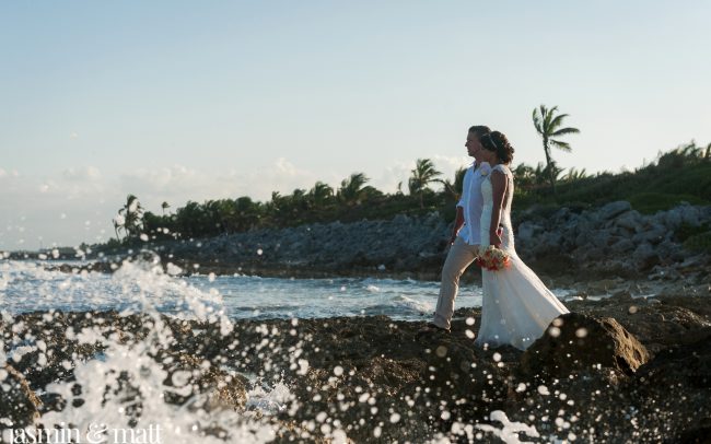 Samantha & Sebastien's Calm and Close-Knit Destination Wedding at Grand Palladium Riviera Resort & Spa