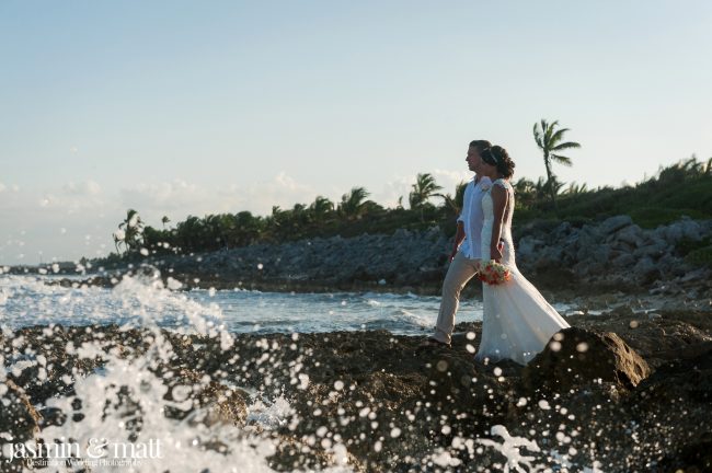 Samantha & Sebastien's Calm and Close-Knit Destination Wedding at Grand Palladium Riviera Resort & Spa