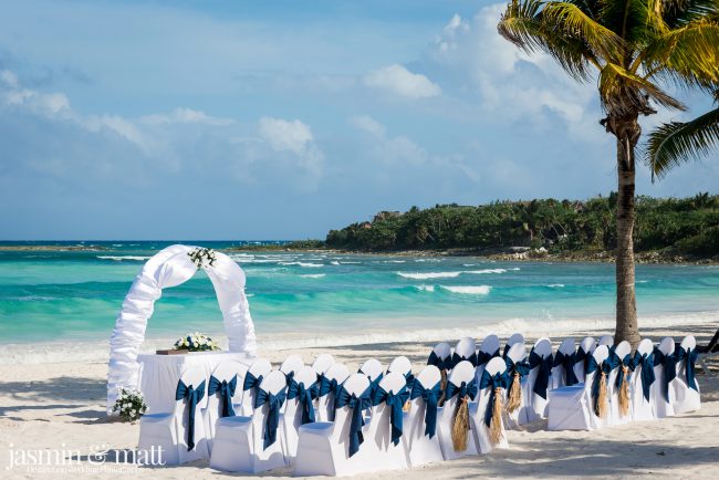 Heather & Josue's Secluded Beach Wedding at Hotel Barceló Maya Beach