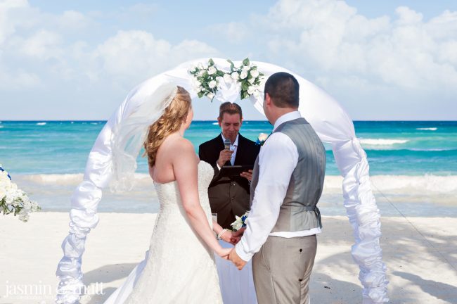 Heather & Josue's Secluded Beach Wedding at Hotel Barceló Maya Beach