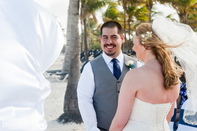 Heather & Josue's Secluded Beach Wedding at Hotel Barceló Maya Beach
