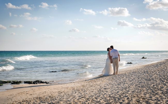 Monica & Chance - Playacar Beach Honeymoon Photography