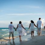Amanda & Brad and Cat & Dave's Double Vow Renewal at Playacar Beach