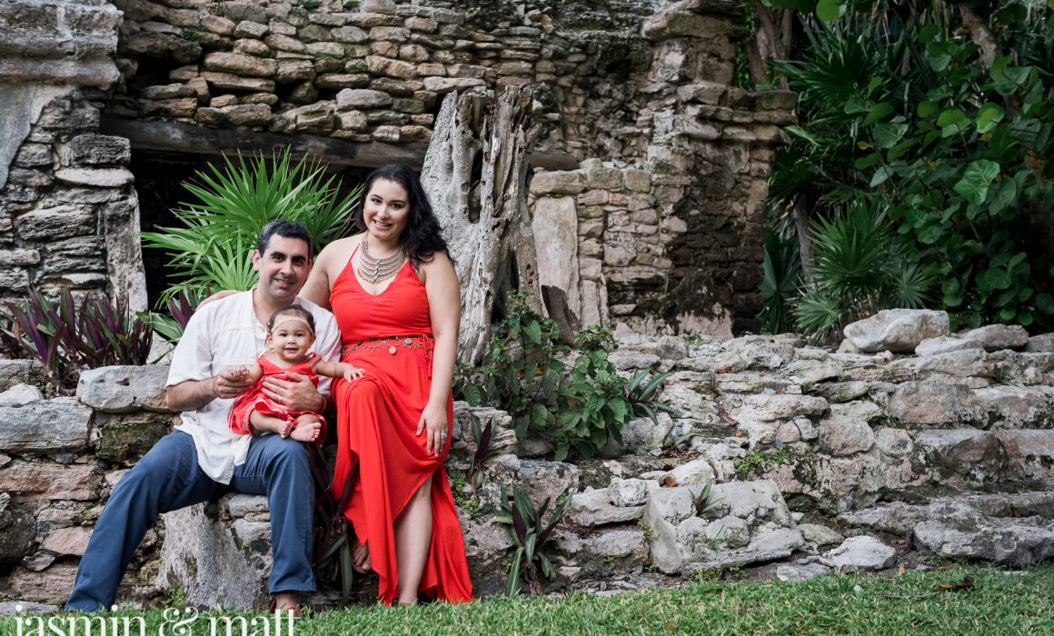 The Lopez Family's Baby’s Baptism & Family Photos in Playa del Carmen - Cancun Family Photography