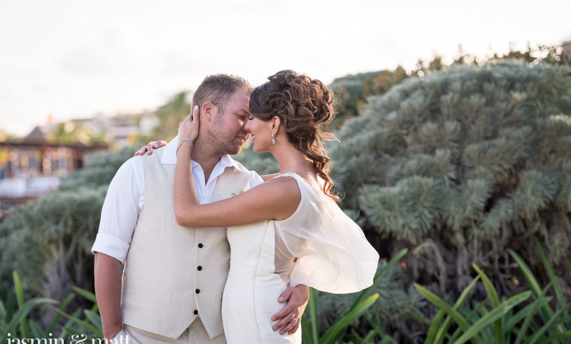 Jenny & Chris's Stunning & Simple Destination Wedding at The Royalton Riviera Cancun