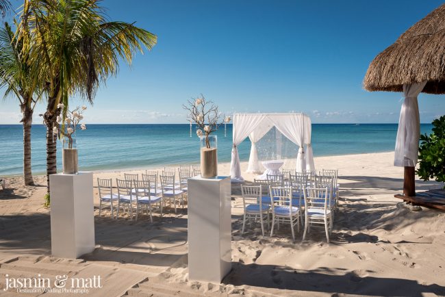 Stephanie & Yin's Romantic Destination Wedding in a Diver's Paradise at Occidental Cozumel