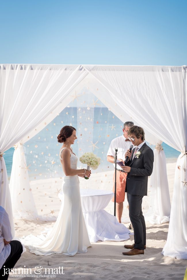 Stephanie & Yin's Romantic Destination Wedding in a Diver's Paradise at Occidental Cozumel