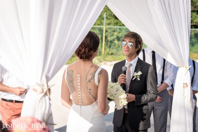 Stephanie & Yin's Romantic Destination Wedding in a Diver's Paradise at Occidental Cozumel