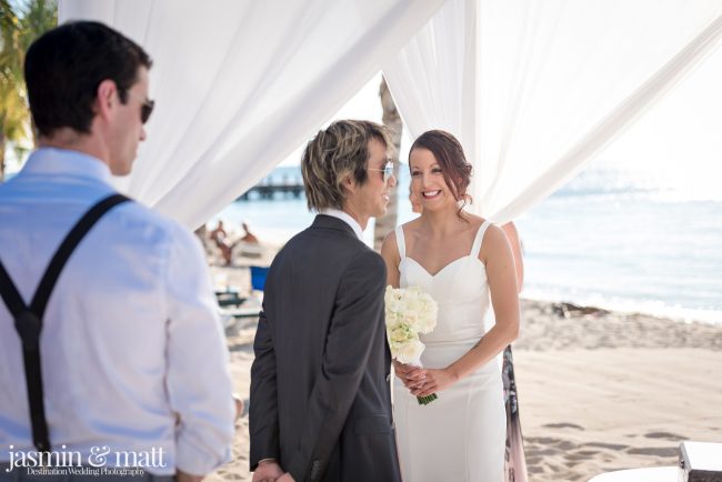 Stephanie & Yin's Romantic Destination Wedding in a Diver's Paradise at Occidental Cozumel