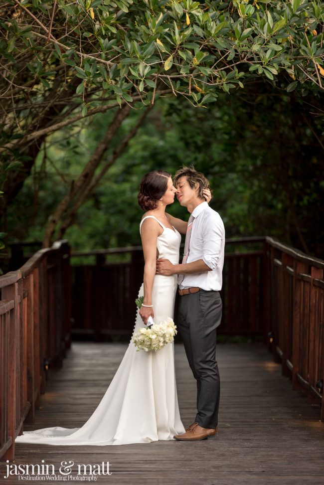 Stephanie & Yin's Romantic Destination Wedding in a Diver's Paradise at Occidental Cozumel
