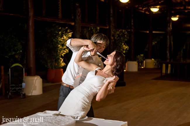 Stephanie & Yin's Romantic Destination Wedding in a Diver's Paradise at Occidental Cozumel