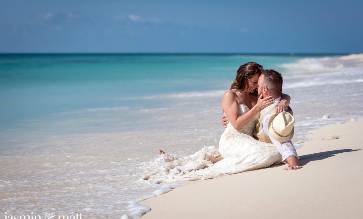 A Sexy & Dreamy, Early Morning Trash the Dress Session on the Beach