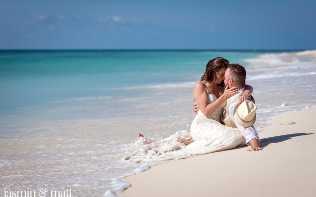 A Sexy & Dreamy, Early Morning Trash the Dress Session on the Beach