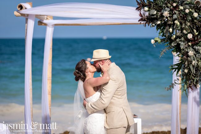 Ashleigh & Brandon's Elegant & Fun, Beach Wedding at Now Sapphire Riviera Cancun - Playa del Carmen & Cancun Wedding Photography