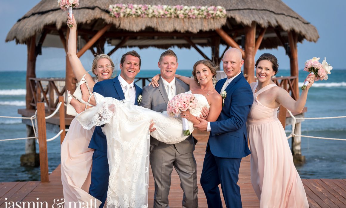 Lindsay & Jared's Classy, Adults-Only Destination Wedding at Secrets Silversands