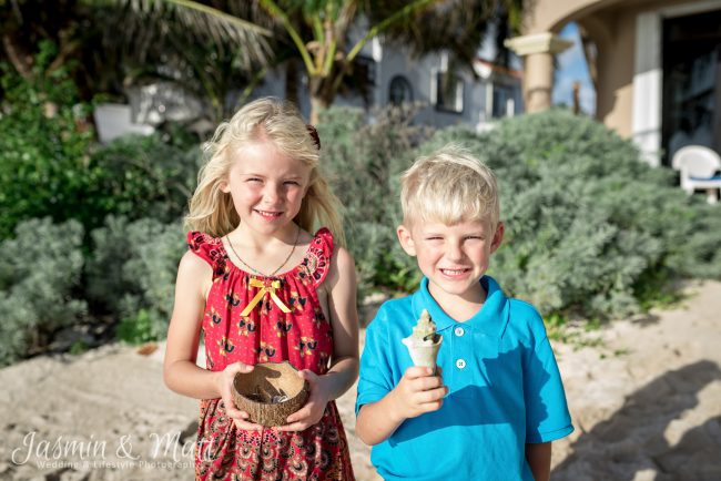 The Allen Family Photo session on Tankah Beach at Solimon Bay, Mexico
