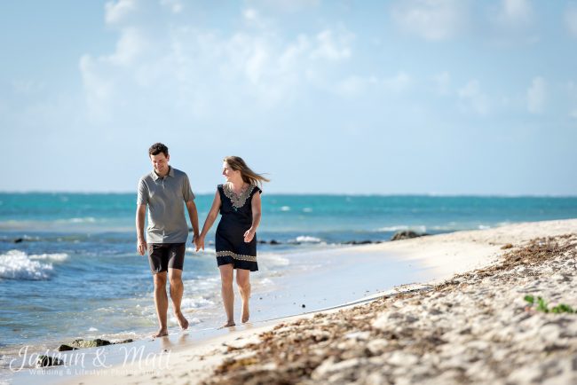 The Allen Family Photo session on Tankah Beach at Solimon Bay, Mexico