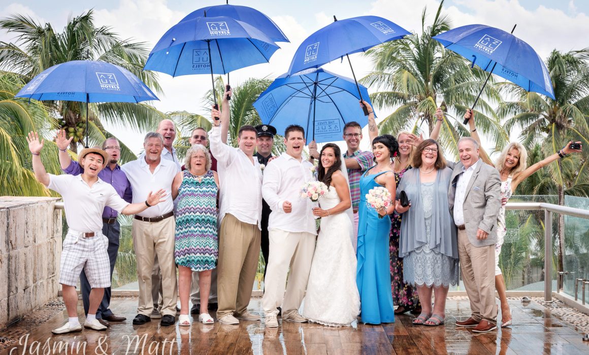 Jen & James - Azul Fives Playa del Carmen Wedding Photography