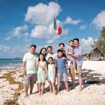 The Lee & Kim Families Spend the Day at Xcalacoco Beach, Playa del Carmen