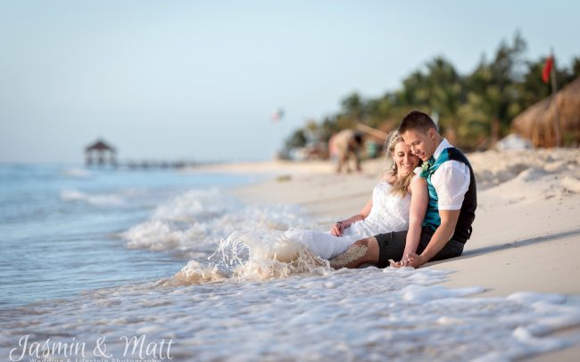 Stephanie & Loren's Sunrise Beach Trash the Dress Session