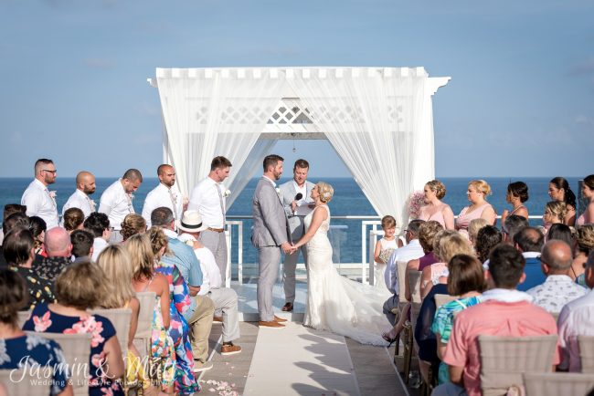 Amy & Jeff - Azul Beach Riviera Cancun Wedding Photography