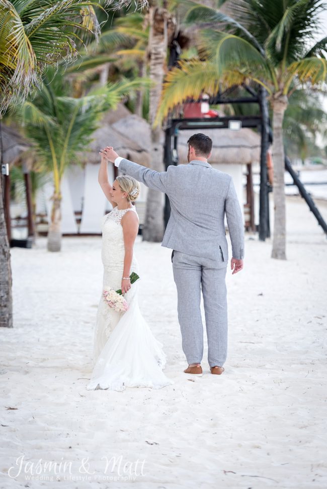 Amy & Jeff - Azul Beach Riviera Cancun Wedding Photography